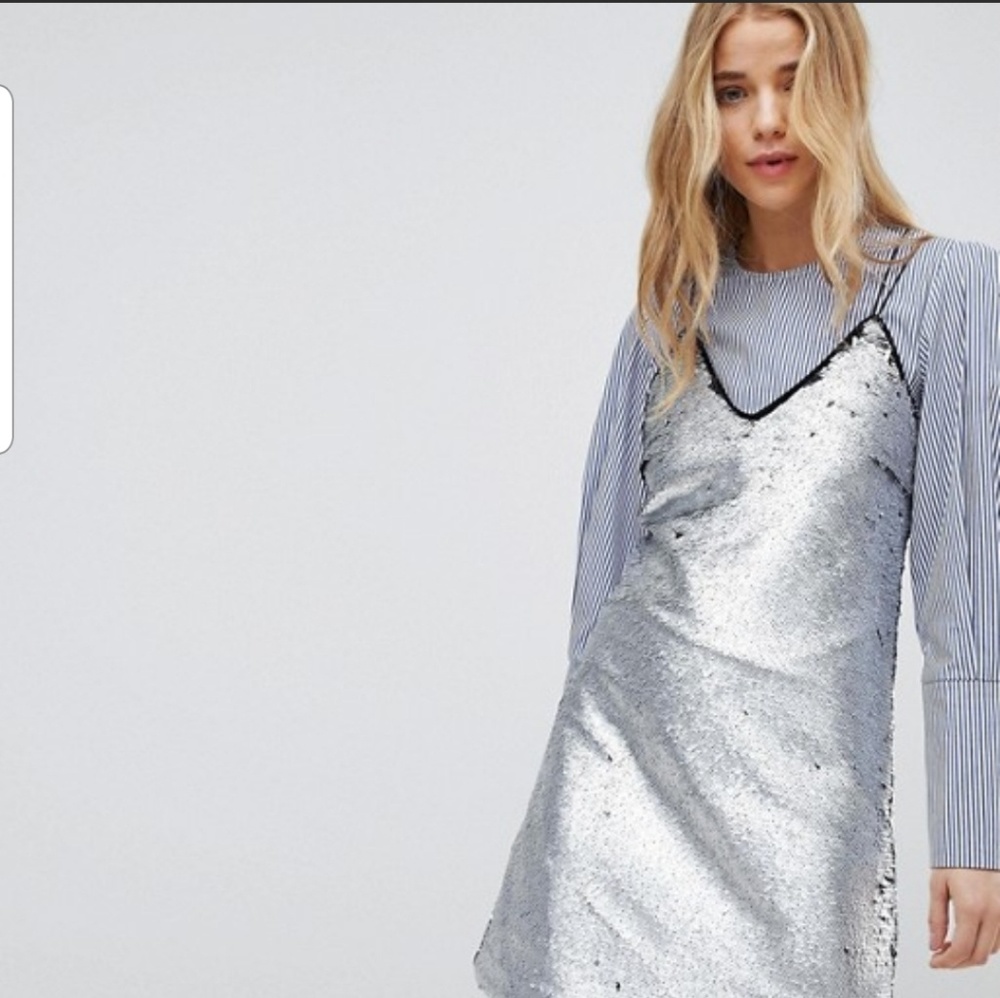 Matte Sequin dress